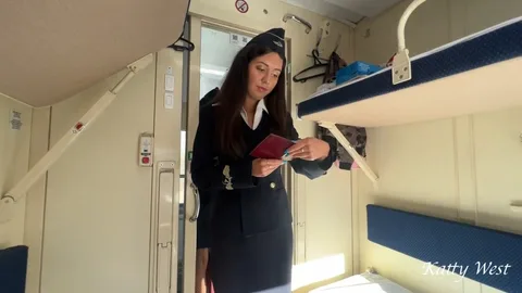 Train attendant offers oral and anal service 😏