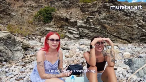 Two strangers seduced into beach sex within five minutes