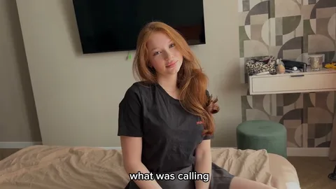 Shy girl can't resist when brother wants her