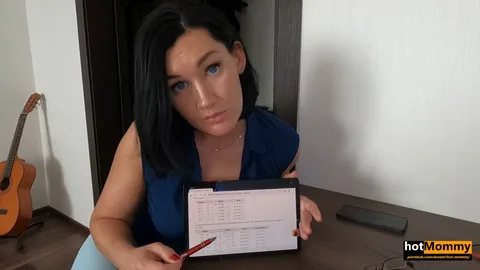 Auntie stops math lesson, teaches fucking instead π