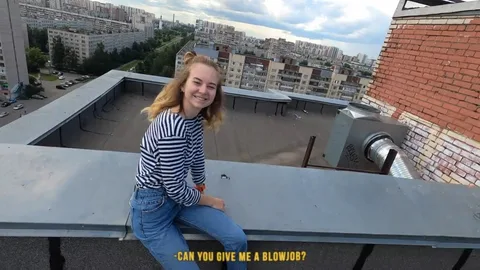 Brought you to the roof? Now suck me, baby 😏