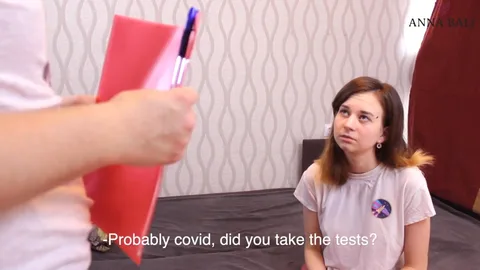 Nurse gives a fast medical exam with his cock