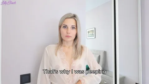 Why should I be ashamed? Step-mom’s nipples are showing