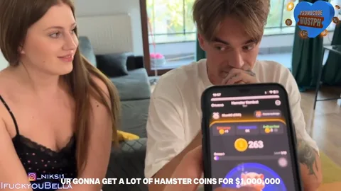 Lying with friend for lover's coins in 'Hamster' game