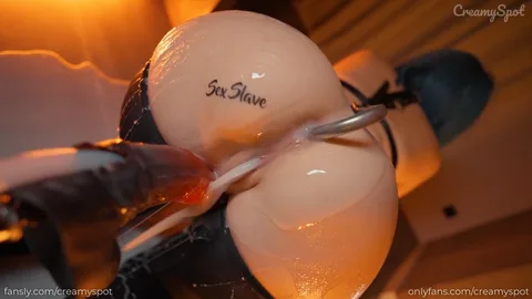 Yes, that's an anal hook in her — orgasms are insanely intense