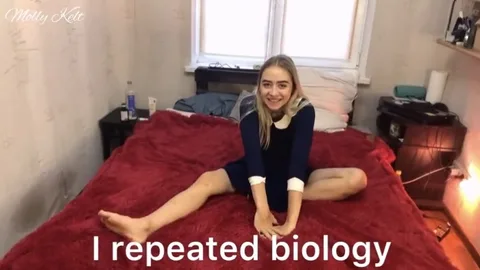 You lied about studying biology, I saw you jerking off