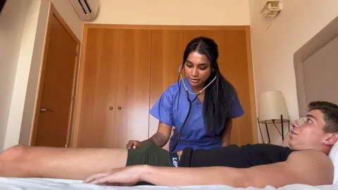 Nurse flirted with me 😏 Fucked her, she squirted 💦
