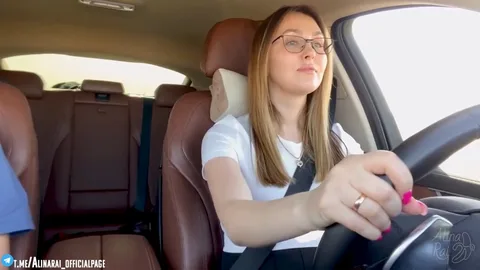 Mom, hit the brakes — take my cock in your mouth 😏