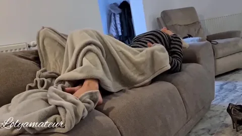 Mom sleeps through my night wanking, won’t notice this either — frame