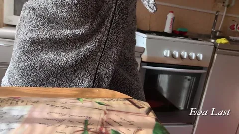 Aunt Tanya entertains guest with cookies and sex — frame