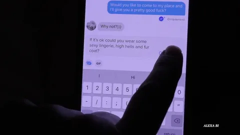 Mature Tinder friend arrives home and submits for payment — frame