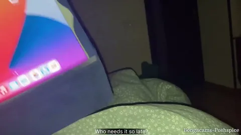 No time for anal, wife’s asleep — blow me instead — frame