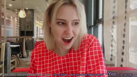 Paid for McDonald's lunch with hot toilet fuck π β frame
