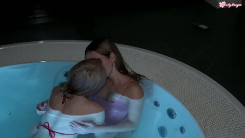 Let her go to her friend — they'll lick each other's pussies — frame