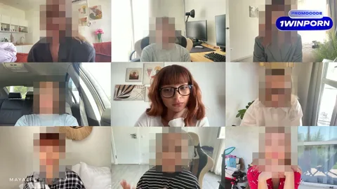 He totally lost it, fucked me on video call with everyone watching π³ β frame