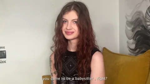 I won't scold you for being late, but I'll fuck this babysitter π«£ β frame
