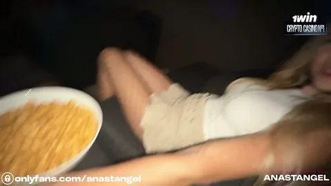 We didn’t come to watch a movie, fuck me — your cock’s gorgeous — frame