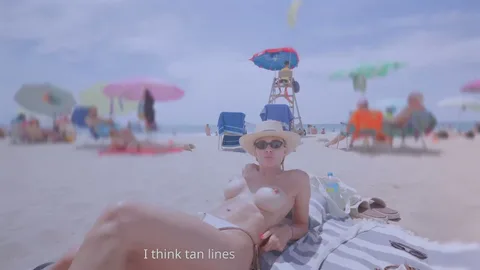 Flashed at the beach, took her to hotel, fucked right away π β frame