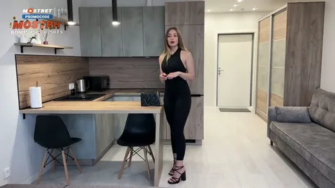 Stepmom begs to pull down tights and ride cock 😏 — frame