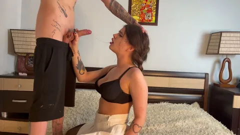 Tied up and taken hard, craving cum everywhere — frame