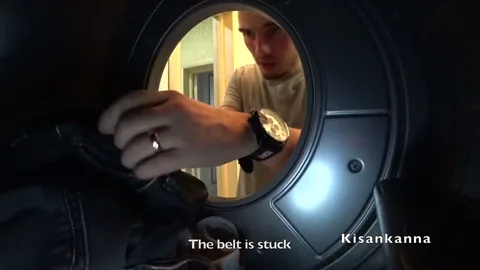 Trapped in dryer, girl retaliates and takes control — frame