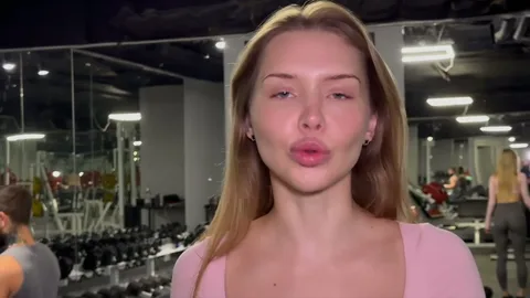 She mouthed off at the gym — got a creampie for it — frame
