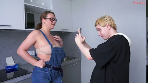 Friend's mom let me touch her tits — will she do MFM? 🍑 — frame