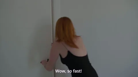Courier, fuck me while friend watches — all debts cleared — frame