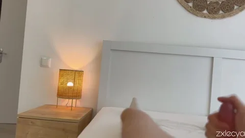 Mind-blowing cumshot all over me — frame