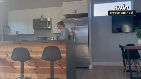 Didn't know she'd suck so fast — pulled out, she's already sucking — frame