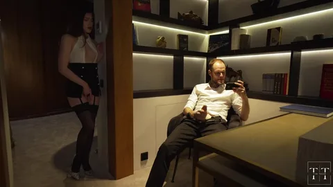 Boss, stop jerking off β fuck your secretary instead π β frame