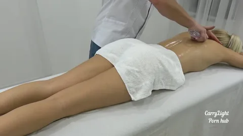 Massage leads to unexpected anal climax — frame