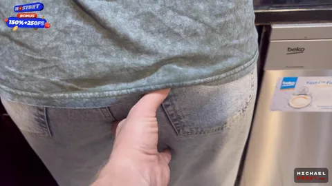 While neighbors are out, I'll cum on you — got your hair too — frame