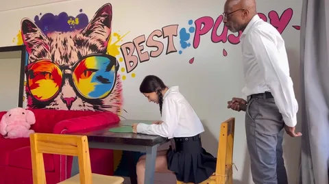 Student takes big black cock from teacher, no grade needed — frame