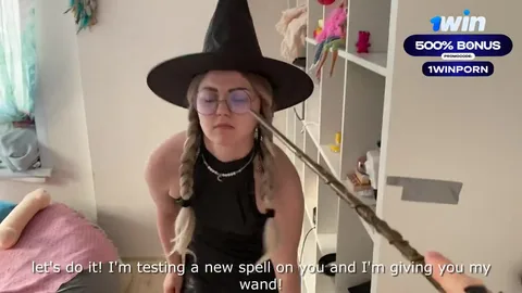 She broke, now agrees to anal — fucking outside Hogwarts 🪄 — frame