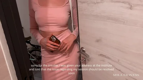 Student comes to pass her exam with her pussy 😏 — frame
