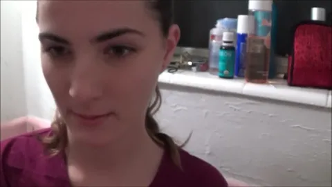 Nurse Molly Jane gives adult son his exam — frame