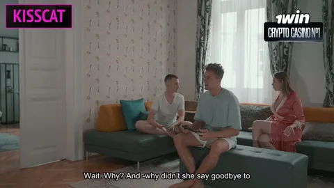 Fucking stepmom while her friend watches then joins π β frame