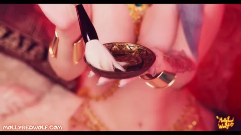 Watch me creampie the Genshin girl — I came inside her — frame