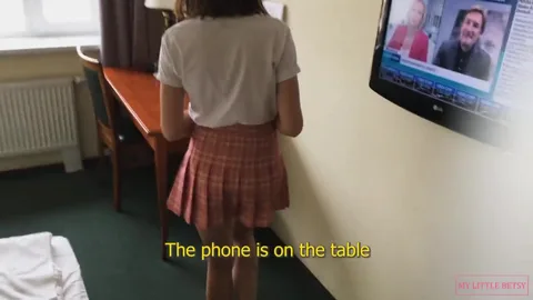 Let her in to call, she’s not wearing panties — frame