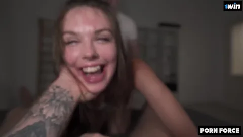 Blown away by one cock, imagine her in a gangbang π β frame