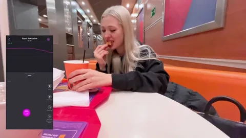 Took her to McDonald’s — she came from joy (and vibrator) 🍟 — frame