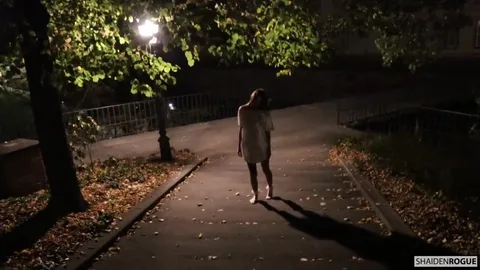 Couldn't escape the white-dressed girl on Halloween — frame