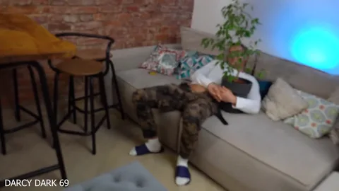 While husband sleeps drunk, lover fucks me right on him — frame
