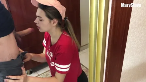 Punished delivery girl for mistake, came on her ass 😈 — frame