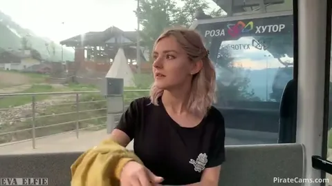 Riding Sochi gondola with cum in mouth? Not boring π β frame