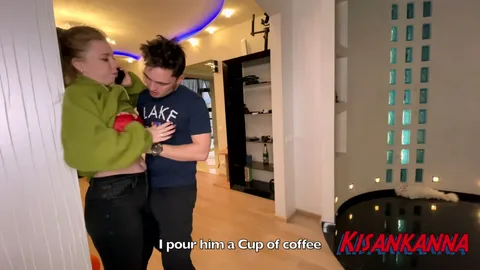 Lied to boyfriend on phone with cock in mouth — frame