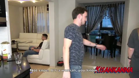 Caught wife cheating, now she pleases another man — frame