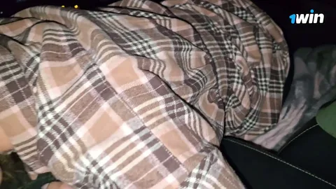Taxi driver's cock in her cheek — revenge for cheating — frame