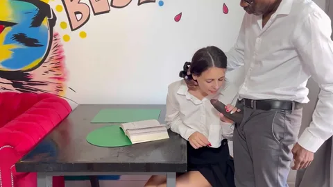 Student takes big black cock from teacher, no grade needed — frame